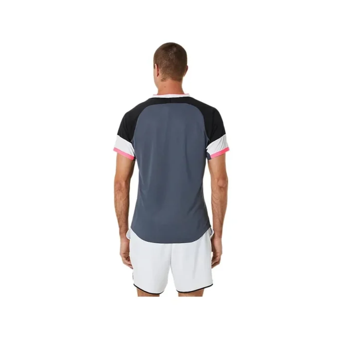 T-shirt à manches courtes Match « Gris Blanc Noir »