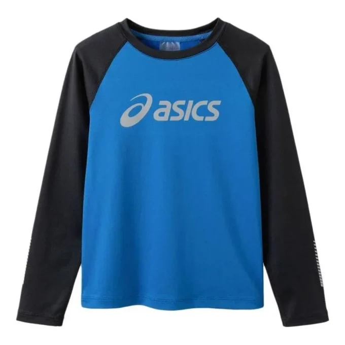 T-shirt à manches longues avec logo « Blue »