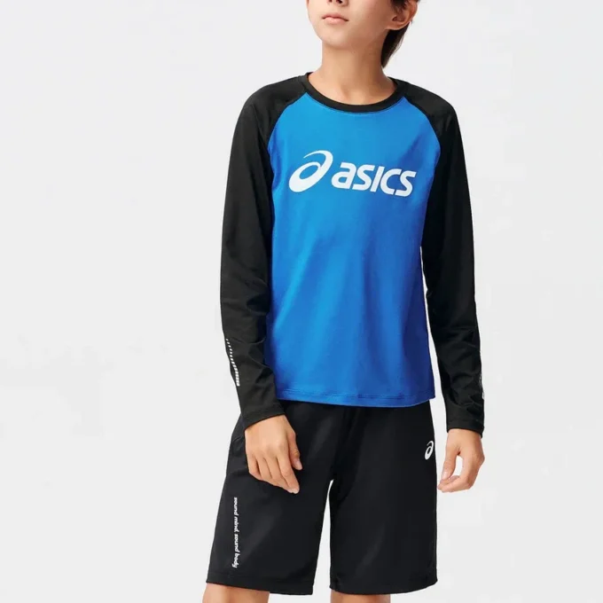 T-shirt à manches longues avec logo « Blue »