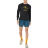 T-shirt à manches longues avec logo Fujitrail « Noir Jaune »