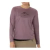 T-shirt à manches longues avec logo Fujitral « Dusty Mauve »
