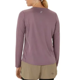 T-shirt à manches longues avec logo Fujitral « Dusty Mauve »