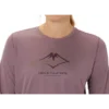 T-shirt à manches longues avec logo Fujitral « Dusty Mauve »