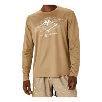 T-shirt à manches longues Fujitrail Running « Oatmeal »