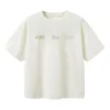 T-shirt multi-logos « White Beige »