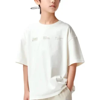 T-shirt multi-logos « White Beige »