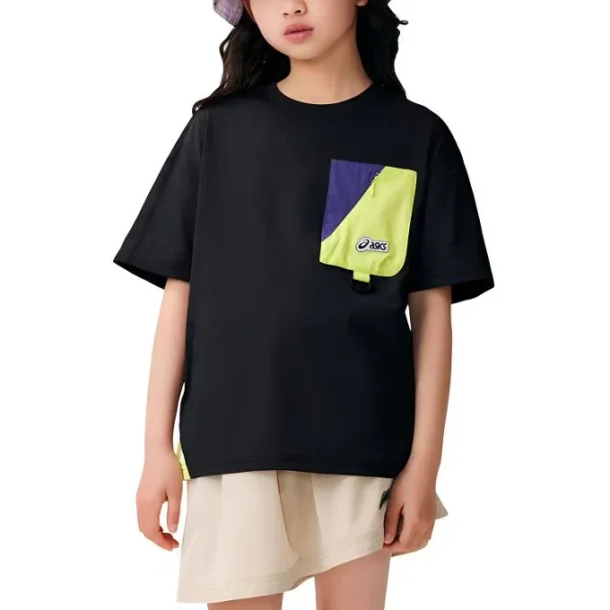 T-shirt à poche avec logo « Black »