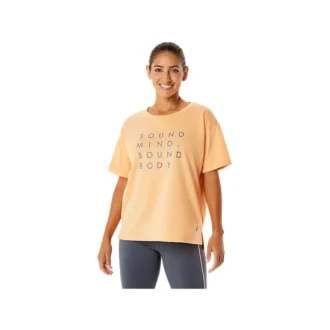 T-shirt Training Core Relaxed Graphic « Orange »