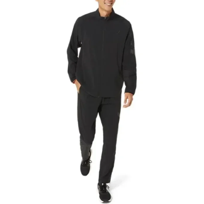 Veste tissée d&rsquo;été Asics A-I-M Cool Stretch « Performance Black »