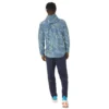 Veste tissée graphique hydrofuge « Blue Green »